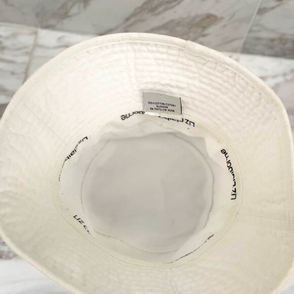 Liz Claiborne White Cotton Summer Bucket Hat $25 - Picture 2 of 2